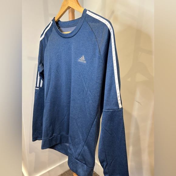 Adidas blue long sleeve - Picture 2 of 3